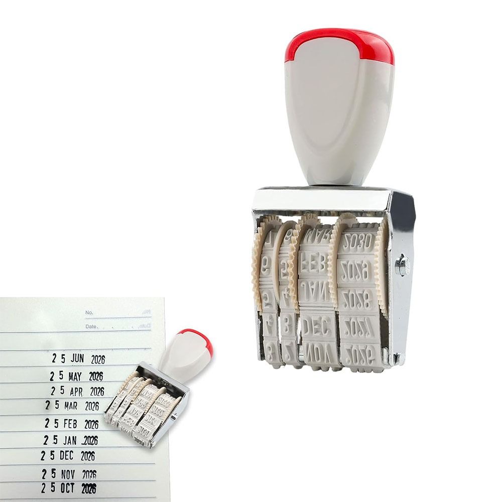 Rubber Date Stamp - Praktyczny cyfrowy stempel datujący w stylu