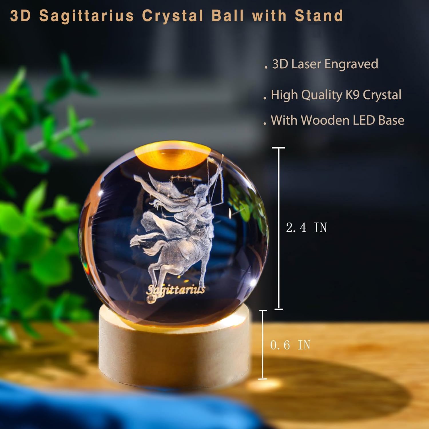 Kryształowa kula 3D ze znakiem – Paper Weight Crystal recenzja i cena