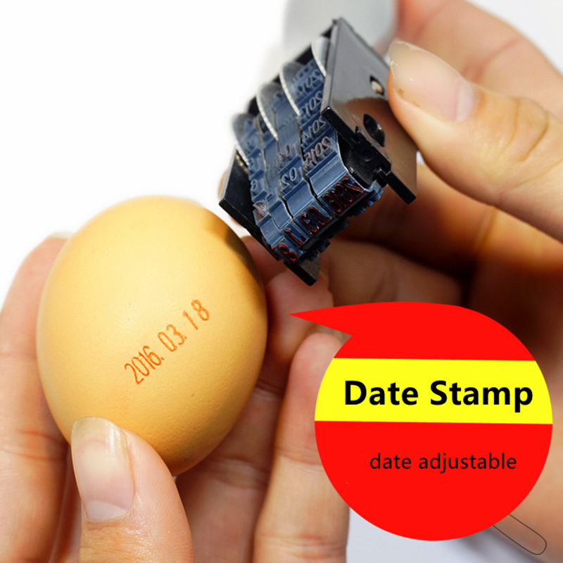 Przenośne datowniki do jajek,  – Rubber Date Stamp recenzja i cena