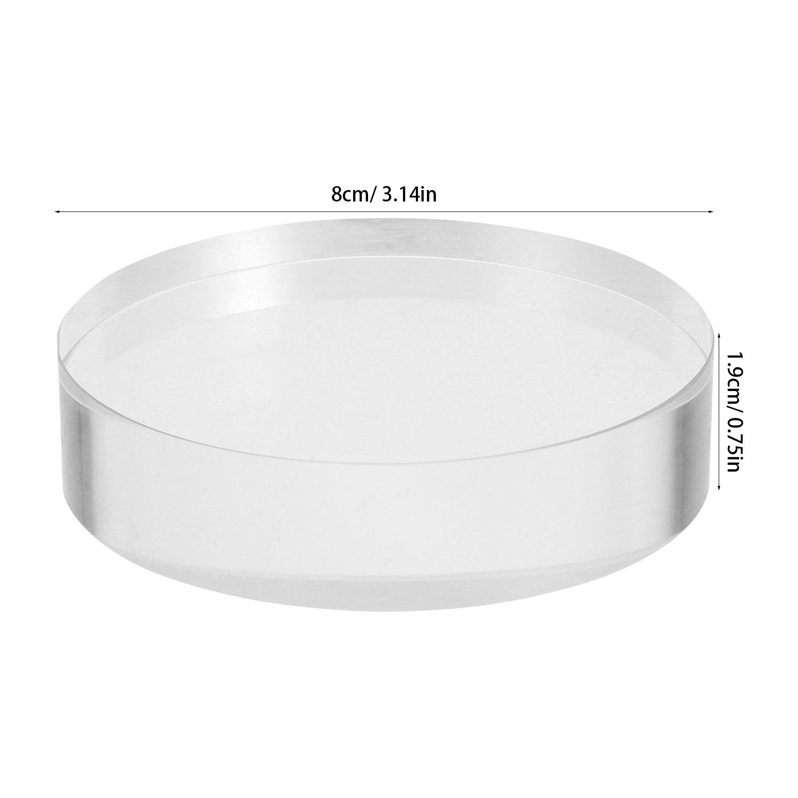 Okrągły przezroczysty przycisk – Paper Weight Crystal recenzja i cena