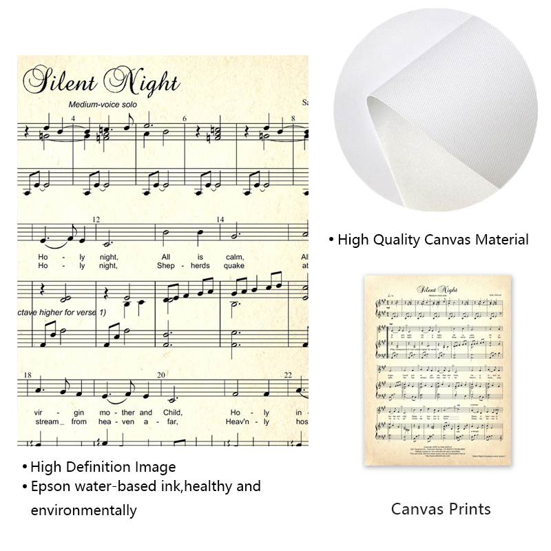 CHRISTMAS CAROLS Sheet Music P – Ink Blotter Paper recenzja i cena